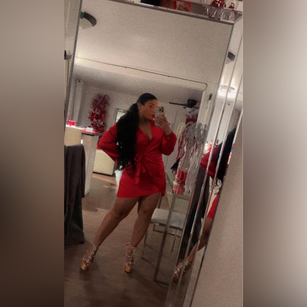 Chic Red Mini Dress